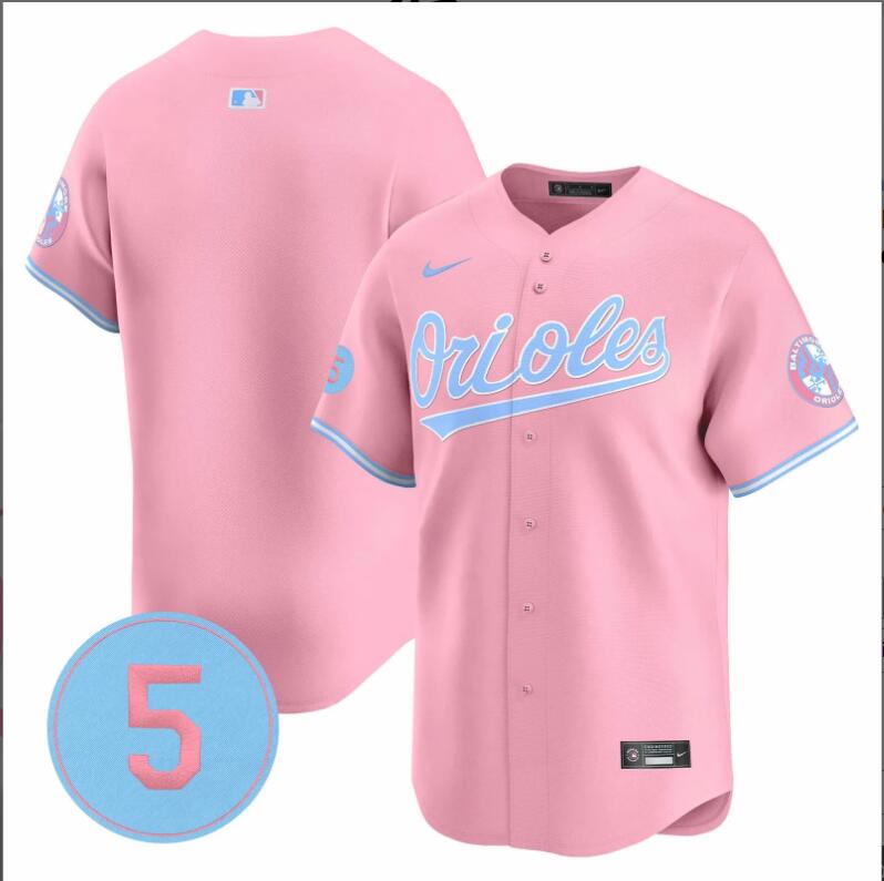 Men Baltimore Orioles blank pink 2024 Nike MLB jersey->indianapolis colts->NFL Jersey